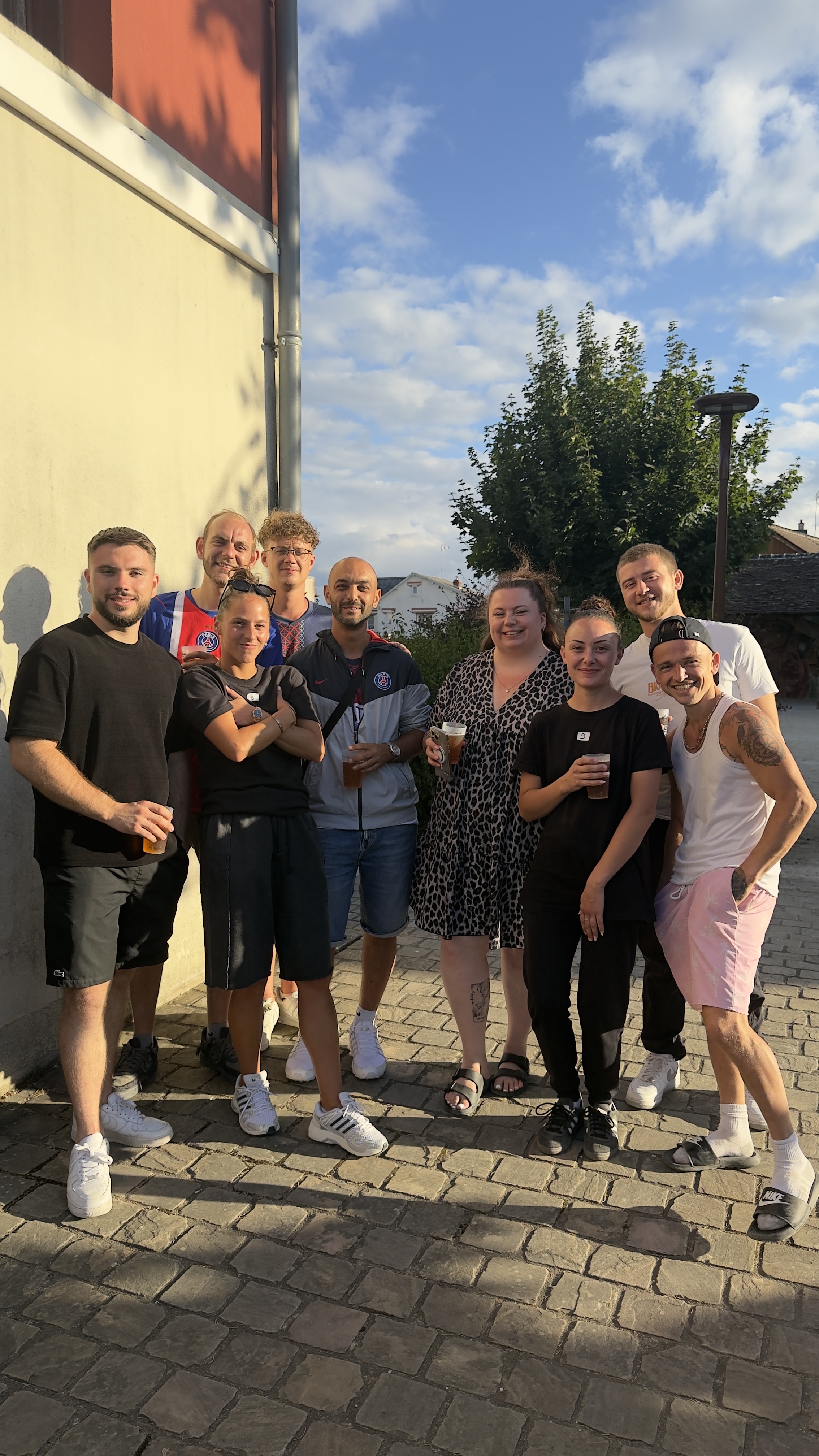 Les membres du club